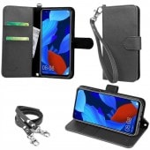 wisers ストラップ2種付 スマホケース nova 5T 専用  HUAWEI ファーウェイ 楽天モバイル Lineモバイル 6.26 インチ スマホ スマートフォン ケース カバー [2019 