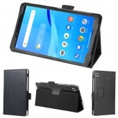 wisers タッチペン・保護フィルム付 タブレットケース Lenovo Tab M7 ケース [2019 2020 年 新型] 7インチ タブレット 専用 ケース カバー 全6色 ブラック・ダークブ