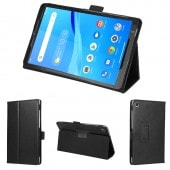 wisers タッチペン・保護フィルム付 タブレットケース Lenovo Tab M8 ケース [2019 2020 年 新型] 8インチ タブレット 専用 ケース カバー 全6色 ブラック・ダークブ