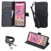 wisers ストラップ2種付き スマホケース docomo ドコモ LG VELVET L-52A 専用 手帳型 [2020 2021年 新型] スマートフォン スマホ ケース カバー ハンドストラ
