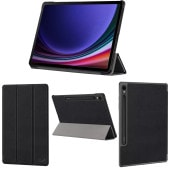 wisers Galaxy Tab S9 専用タブレットケース 11インチ 対応 ( 保護フィルム 付き / スリムタイプ ) タブレットカバー 2023年 新型 全5色 ブラック・ダークブルー・スカ