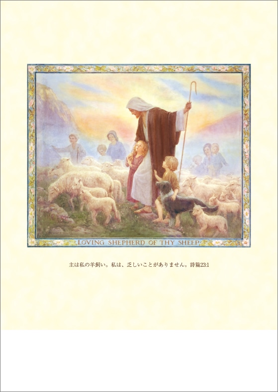 TB22FP1 フリープログラム用紙(30枚)良い羊飼い （50366）（いのちの