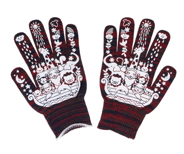 エコ手袋ミックスカラーNoahs Ark フリーサイズAMS22G1 （55344