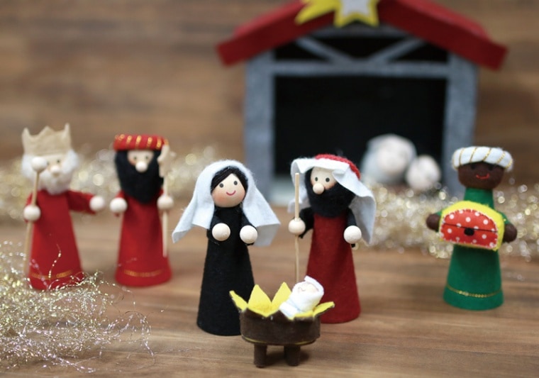 フェルト降誕セット （58496）（いのちのことば社・オリーブス