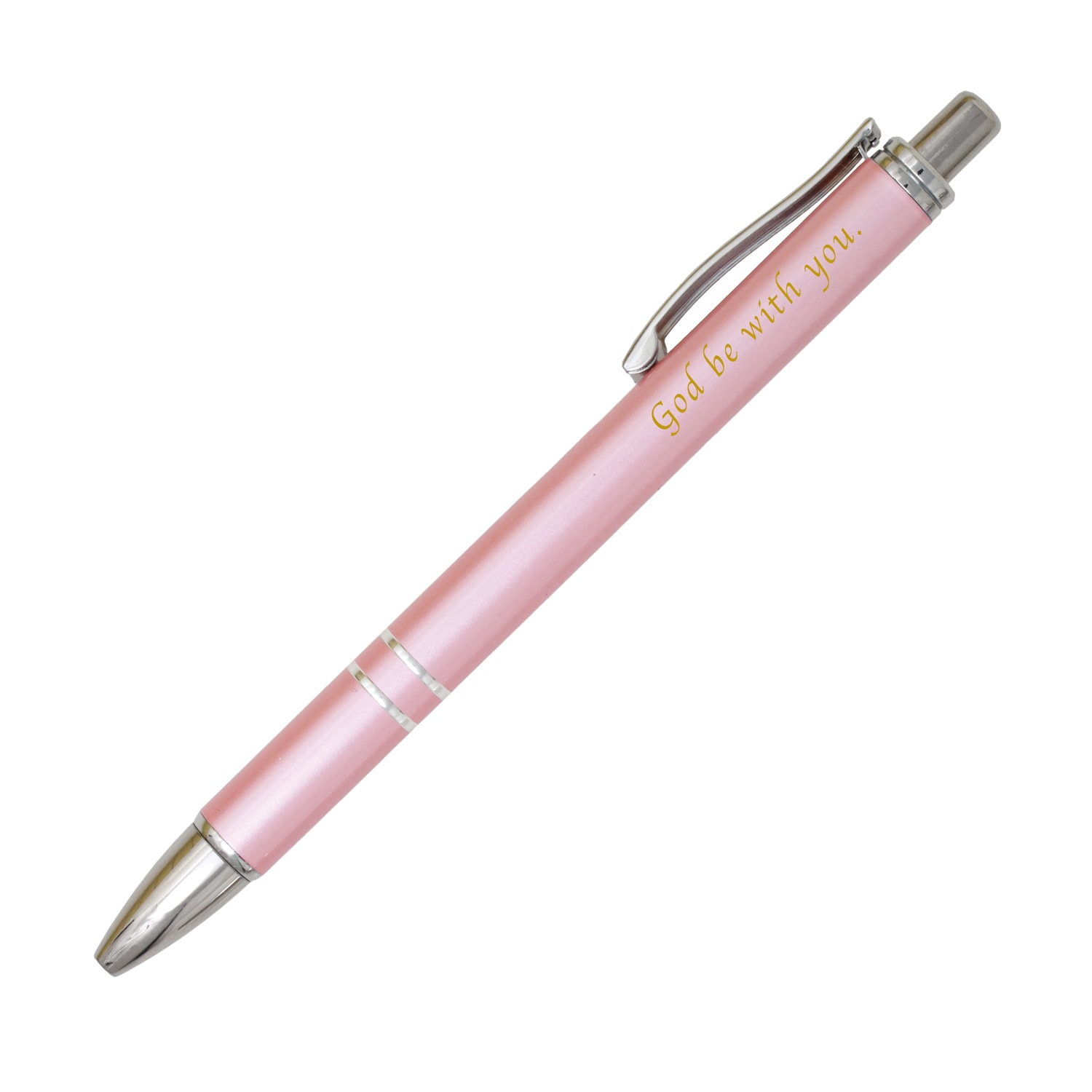 激レア!!チョコロナック ボールペン ピンク レトロ ノックボールペン God be with You ピンク 23RK1 （50050）（いのちの