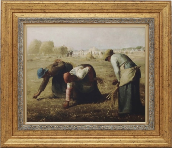 新価格)額絵 落ち穂拾い 小 KE23GS4 （51784）（いのちのことば社