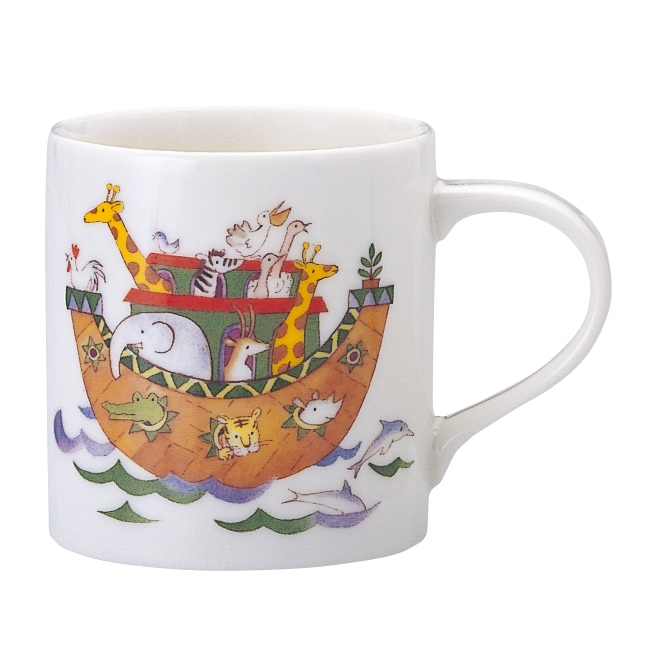 新価格)マグカップ ノアの箱舟 （50959）（いのちのことば社・オリーブ