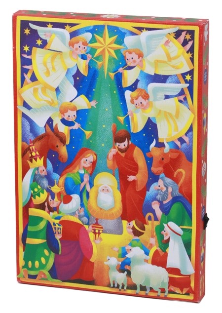 額装つき】聖なる夜＊Nativity & Annunciation@1395 額装つき】聖なる