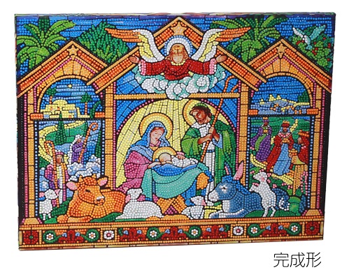 ビーズ絵キット 降誕 TK23BE3 （50780）（いのちのことば社・オリーブ