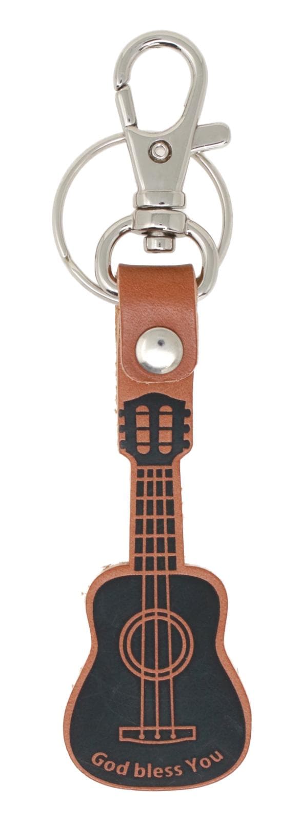 革製キーホルダー ギター FLP23KH1 （50794）（いのちのことば社