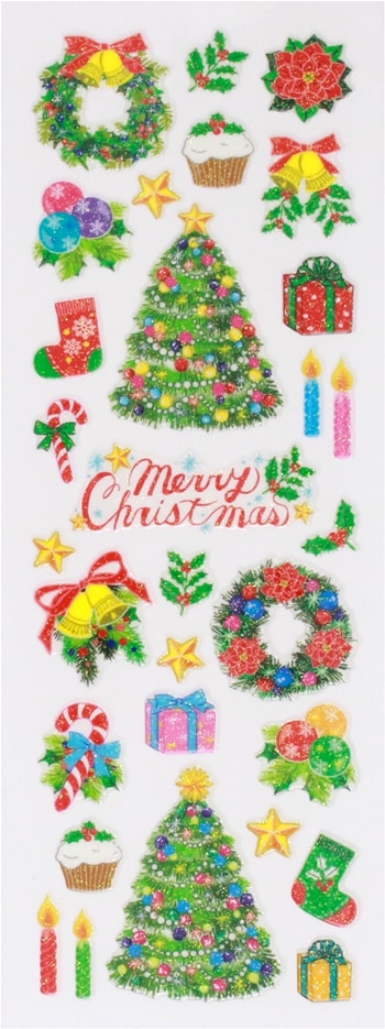 クリスマスシール ツリー&リース HR467 （50843）（いのちのことば社