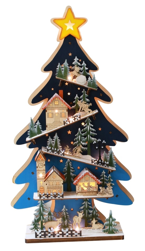 LEDウッドツリースタンド (新価格)（55733）（いのちのことば社