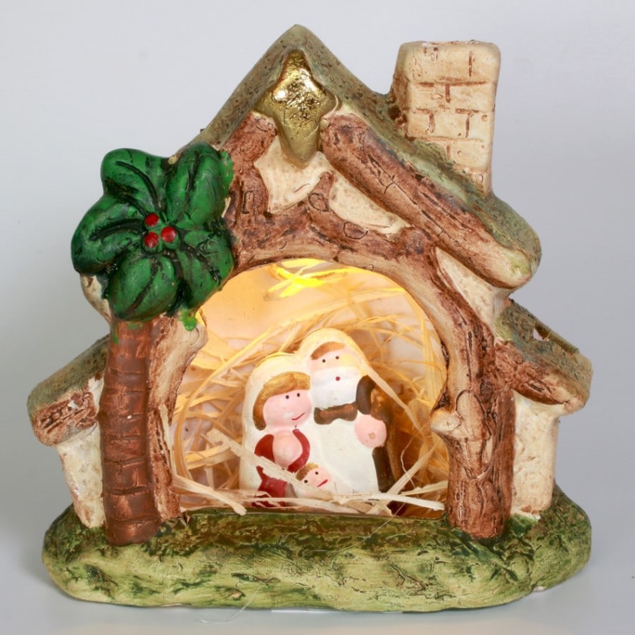 LEDツリー型ネイティビティ （55761）（いのちのことば社・オリーブス