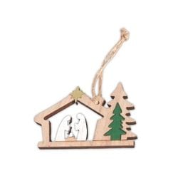 ウッド ネイティビティ オーナメント （55772）（いのちのことば社