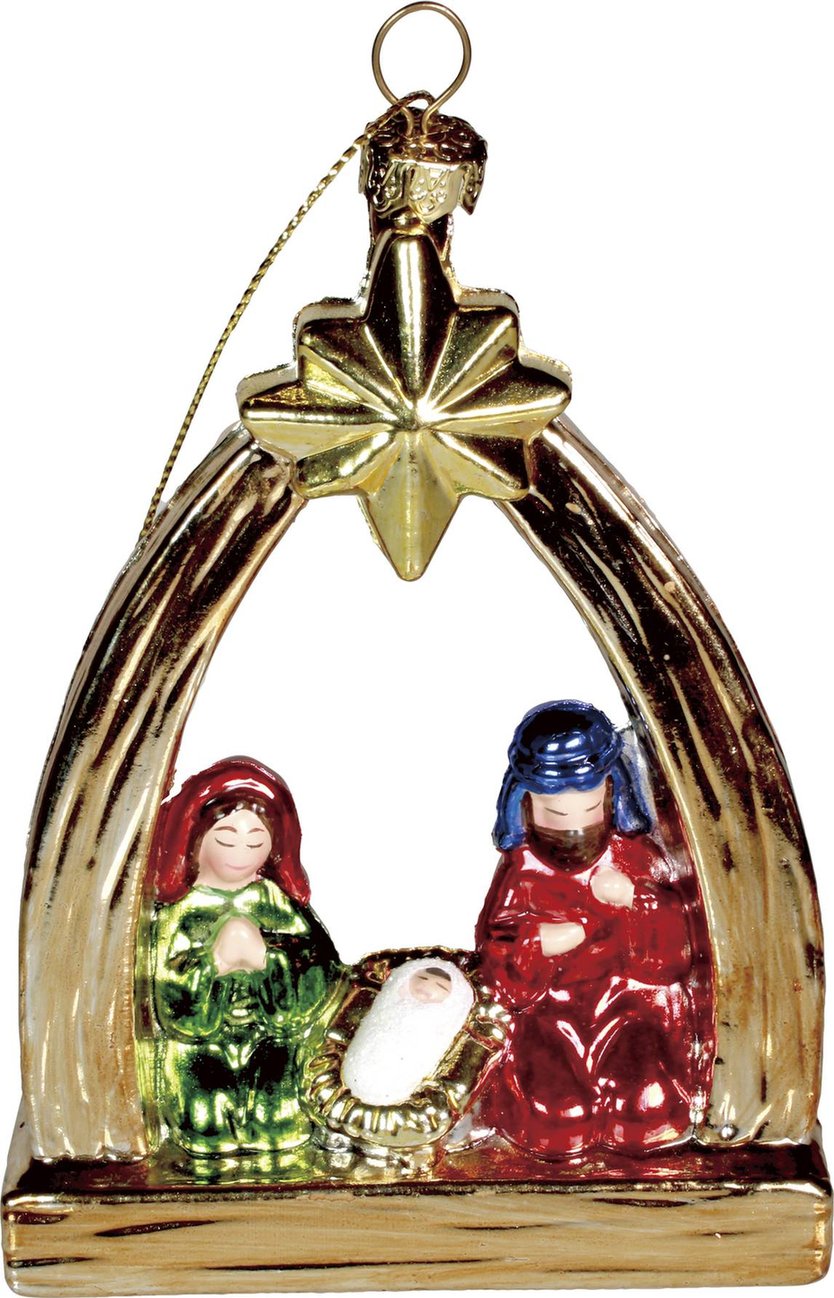 降誕オーナメント 馬小屋 （500187）（いのちのことば社・オリーブス