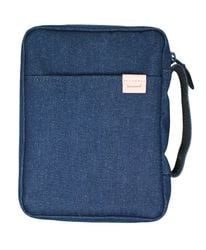 新価格)デニム聖書カバー Immanuel 大型用A5 （51734）（いのちの