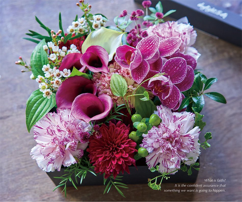 2027年 壁掛けカレンダーGrace to You恵みの花々を （500412）（いのち