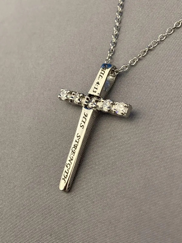 ��Kobato.�������ʡۥ��ͥ륯�������ͥå��쥹 (��������) Philippians 4:13��"His Strength"��"������"���ե����4:13���ԥ��4:13����985052��