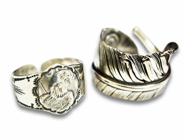 CHOOKE/チョーク】「Special Peace Feather Ring&Eaglehead Ring