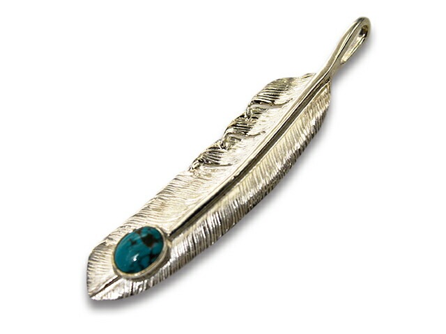 FIRST ARROW's/ファーストアローズ】「Large Feather with Turquoise