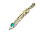 ��FIRST ARROW's/�ե������ȥ��������ۡ�Large Kazekiri Feather with Turquoise��Right��/�����������դ��顼�����ڤ�ե������ɱ������ɡ�(P-430R)