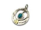 ��FIRST ARROW's/�ե������ȥ��������ۡ�Hollowed Out Heart Feather Small Metal with Turquoise&K18/����������&K18�դ��ꤢ���ϡ��ȥե��������⡼��᥿��ڥ����ȥȥåס�(P-563)