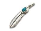 ��FIRST ARROW's/�ե������ȥ��������ۡ�Medium Feather with Turquoise Heart Feather��Right��/�����������ϡ��ȥե������եߥǥ�����ե������ɱ������ɡ�(P-516R)