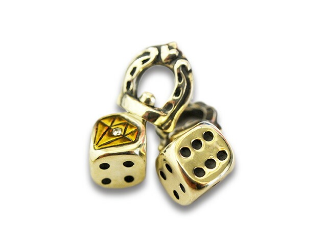 2個セット【GANGSTERVILLE/ギャングスタービル】×【galcia/ガルシア】「Dice Pendant  Top/ダイスペンダントトップ」(GSG-NT001), (WEIRDO/ウィアード/GLAD HAND/グラッドハンド)-WOLF PACK