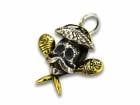 ��galcia/���륷���ۡߡ�GANGSTERVILLE/����󥰥������ӥ�ۡ�Mexican Skull Pendant Top/�ᥭ�����󥹥���ڥ����ȥȥåס�(GSG-NT003BS)