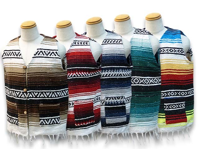全15色【OUTLAW BIKER'S/アウトローバイカーズ】「Mexican Vest