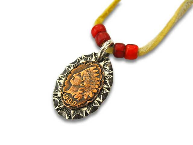 CHOOKE/チョーク】「Lucky Indian Pendant Top”Oval”/ラッキー