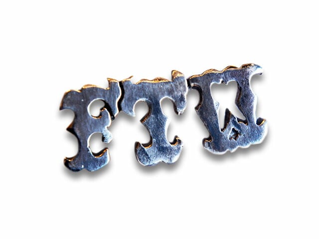 SKULL FLIGHT/スカルフライト】「FTW Pins/FTWピンズ」(Silver950