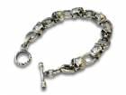 CALIFORNIA LINE/ե˥饤ۡSkull Bracelet/֥쥹åȡ(Silver950)