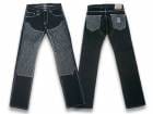 SKULL FLIGHT/ե饤ȡۡSS Pants Type6 Straight CutLeather Double Knee Stretch Denim/SSѥĥ6ȥ졼ȥåȡɥ쥶֥ˡȥåǥ˥ɡ(BKWH)