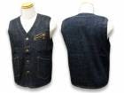 ��TROPHY CLOTHING/�ȥ��ե������������󥰡ۡ�Dirt Denim Vest/�����ȥǥ˥�٥��ȡ�(3605)<br>(���ᥫ��/�ϡ��졼/�Х���/�ۥåȥ��å�/�������ǥ�����)