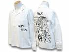 ��MISTER X/�ߥ��������å�����2023SS��L/S Open Collar Shirts��Fuck the PB��/���󥰥��꡼�֥����ץ󥫥顼����ġ�Fuck the PB�ɡ�(23SS-MRX-003)(UNCHANGING LOVE/��������󥸥󥰥��/POP EYES/�ݥåץ�����/���ᥫ��/�ϡ��졼/����եѥå�)