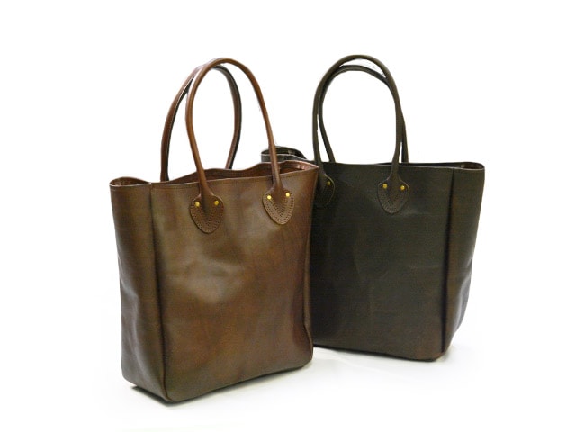 全2色【vasco/ヴァスコ】「Leather Old Tote Bag”Large”/レザー