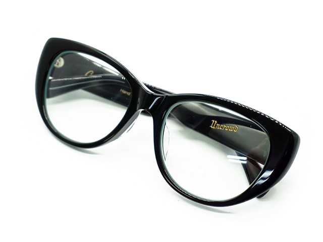 UNCROWD ブラック キャットアイ サングラス UNCROWD/アンクラウド】 「Biker Shade”CREW-Photochromic Lens