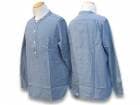 ��FULLCOUNT/�ե륫����ȡۡ�Round Collar Pullover Chambray Shirts/�饦��ɥ��顼�ץ륪���С������֥졼����ġ�(4900)(�ǥ˥�/������/����ǥ���/���ᥫ��/�ϡ��졼/�ۥåȥ��å�/�ߥ꥿�꡼/WOLF PACK/����եѥå�)