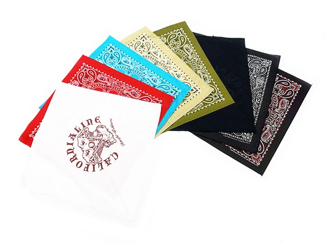 全8色【CALIFORNIA LINE/カリフォルニアライン】2023SS「Bandana