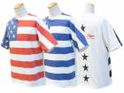 (50% OFF)��3����CALIFORNIA LINE/����ե���˥��饤���2023SS��Stars and Stripes Crew Neck Tee��Type1��/������������ɥ��ȥ饤�ץ����롼�ͥå�Tee"������1�ɡ�