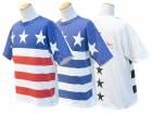 (50% OFF)��3����CALIFORNIA LINE/����ե���˥��饤���2023SS��Stars and Stripes Crew Neck Tee��Type2��/������������ɥ��ȥ饤�ץ����롼�ͥå�Tee"������2�ɡ�