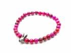 ��MAD CULT/�ޥåɥ���ȡۡ�Evil Rabbit Stone Bracelet��Pink Tiger Eye��/�����ӥ��ӥåȥ��ȡ���֥쥹��åȡɥԥ󥯥������������ɡ�(SB-22)