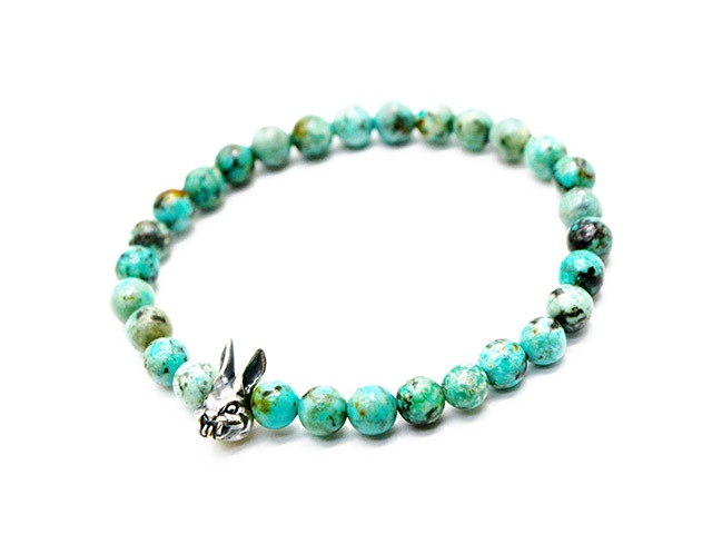 MAD CULT/マッドカルト】「Evil Rabbit Stone Bracelet”African