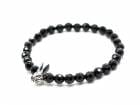 ��MAD CULT/�ޥåɥ���ȡۡ�Evil Rabbit Stone Bracelet��Cut Onyx��/�����ӥ��ӥåȥ��ȡ���֥쥹��åȡɥ��åȥ��˥����ɡ�(SB-22)