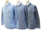 3BLUCO/֥륳2024SSChambray L/S Work Shirts/֥졼󥰥꡼֥ġ(141-11-121)