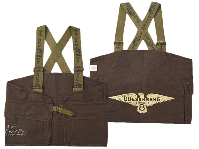 OLD CROW/オールドクロウ】2024SS「Tool Vest”Dusenberg”/ツールベスト OLD CROW/オールドクロウ】2024SS「Tool Vest”Dusenberg”/ツールベスト