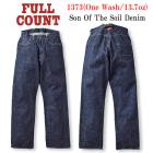 ��FULLCOUNT/�ե륫����ȡۡ�Son Of The Soil Denim Pants/���󥪥֥�������ǥ˥�ѥ�ġ�(1373W/13.7oz)