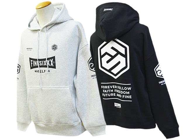 グラフィックデザイン フーディー 黒 shadows サイズⓂ️ 全2色【FINESIXXX/ファインシックス】2024AW「F/S Logo Graphic