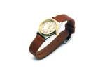 ��BILTBUCK by ATTRACTIONS/�ӥ�ȥХå��Х����ȥ饯����󥺡ۡ�Gal Emboss Strap Wristwatch��ROUNDBUCK��/���륨��ܥ����ȥ�åץꥹ�ȥ����å��ɥ饦��ɥХå��ɡ�(Gold Dial/985)